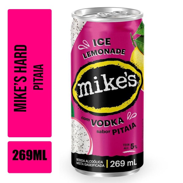 Encontraproduto.com.br - Bebida Mista Alcoólica Pitaia Mike´s Hard Lemonade Lata 269ml