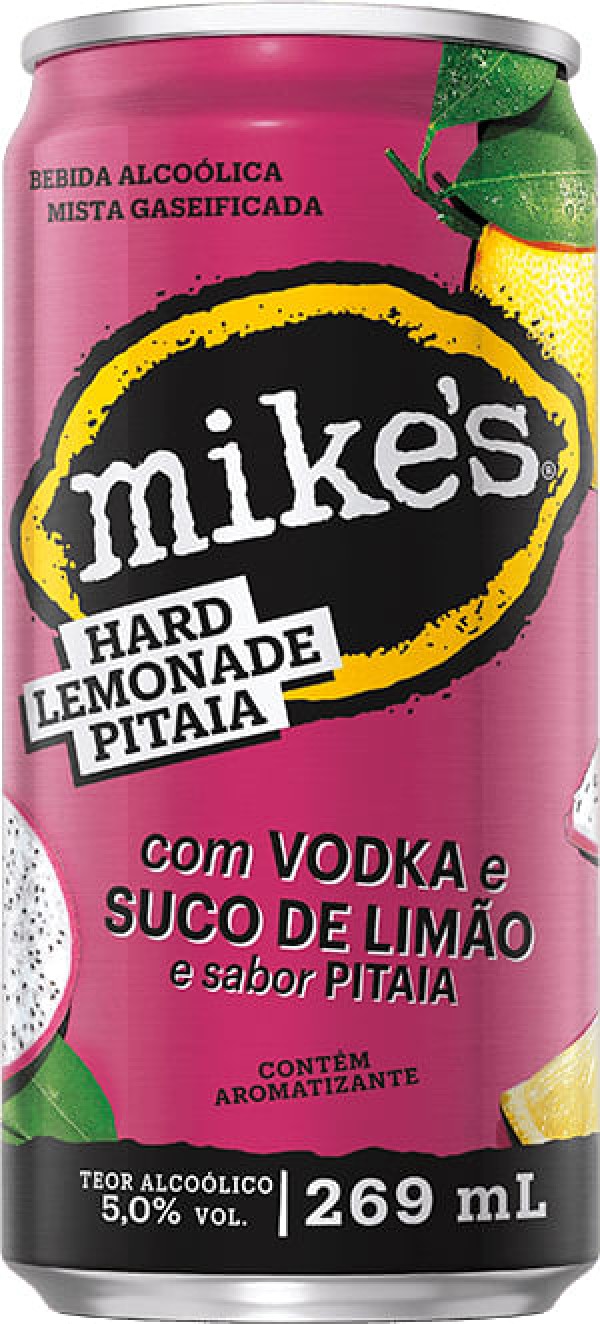 Encontraproduto.com.br - Bebida Mista Alcoólica Pitaia Mike´s Hard Lemonade Lata 269ml