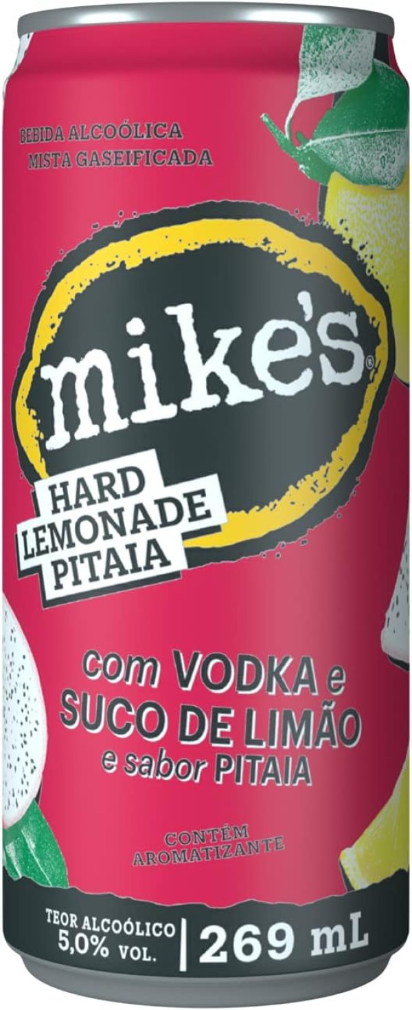 Encontraproduto.com.br - Bebida Mista Alcoólica Pitaia Mike´s Hard Lemonade Lata 269ml
