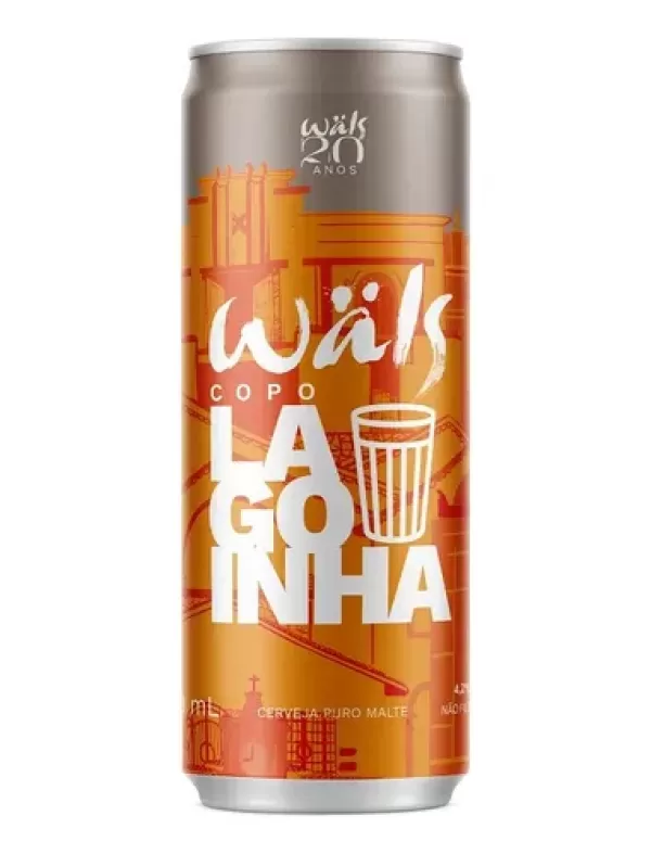 Cerveja Wals Lagoinha Puro Malte Lata 350 ml