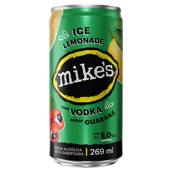 Encontraproduto.com.br - Drink Pronto Mikes Vodka com Guaraná Lemonade Lata 269ml