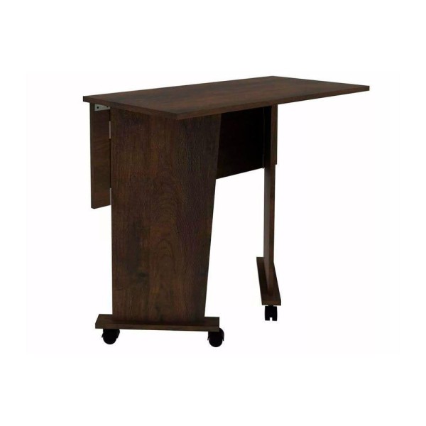 Encontraproduto.com.br - Mesa Dobrável com Rodízios - Branco