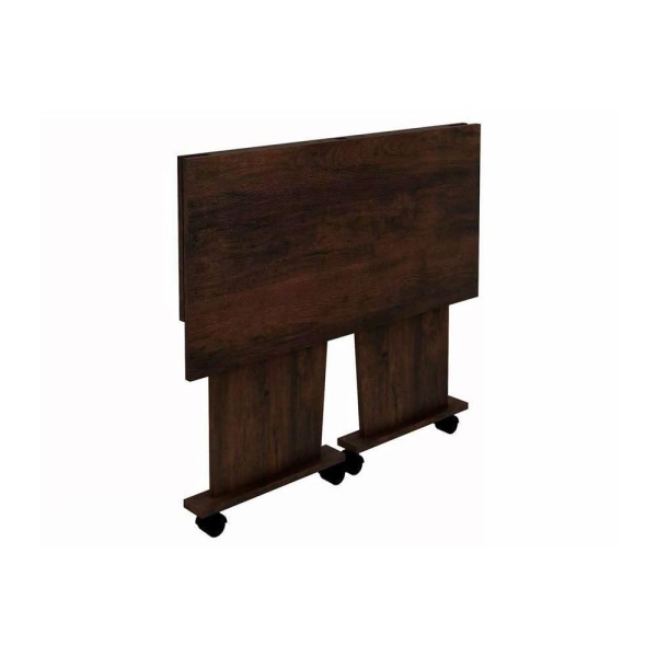 Encontraproduto.com.br - Mesa Dobrável com Rodízios - Branco