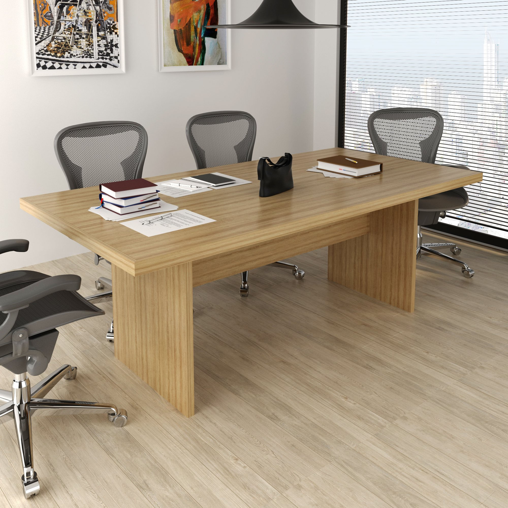 Encontraproduto.com.br - Mesa Reunião Amêndoa