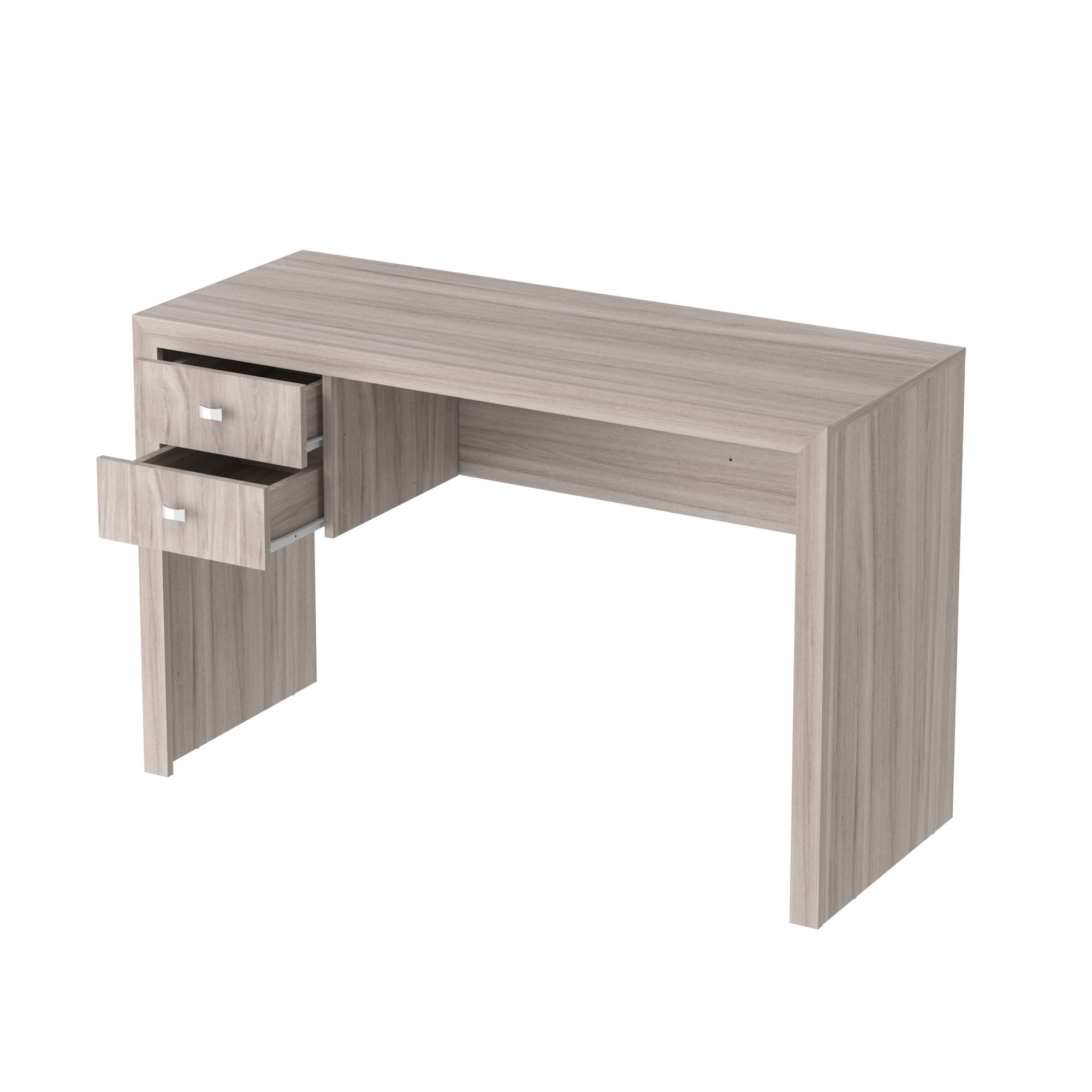 Encontraproduto.com.br - Mesa de Computador ME-4123 c/ 2 Gavetas Carvalho - Tecno Mobili