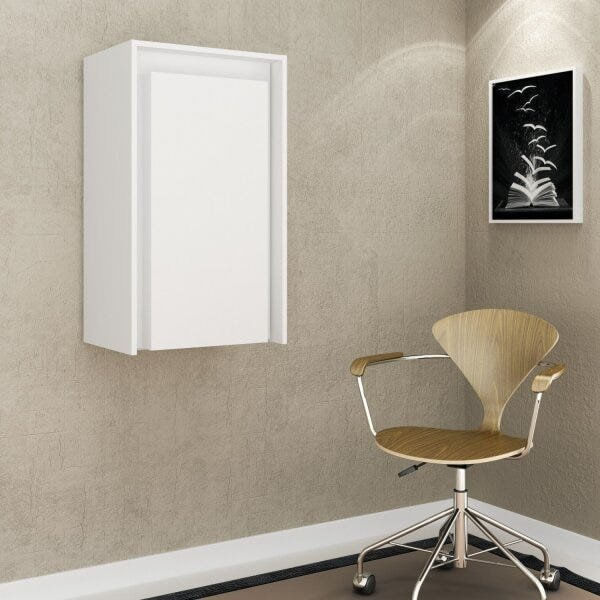 Encontraproduto.com.br - Armário de Parede com Mesa de Apoio Tecno Mobili AM3106