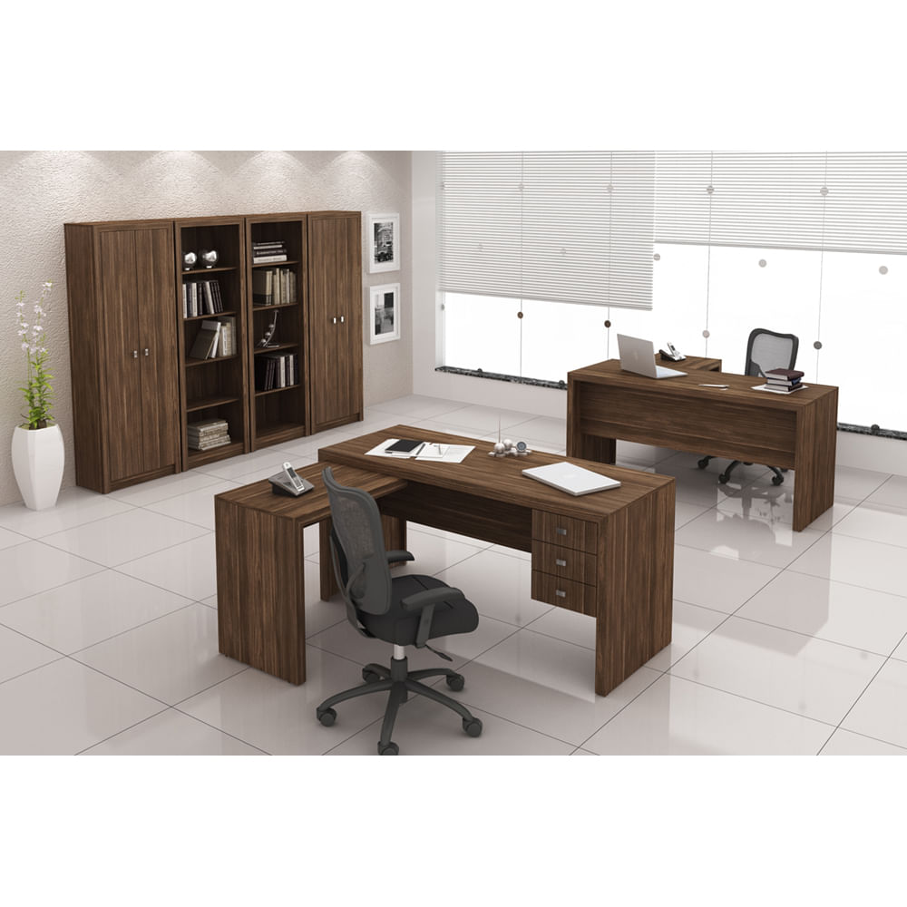 Encontraproduto.com.br - Mesa Para Escritório Nogal