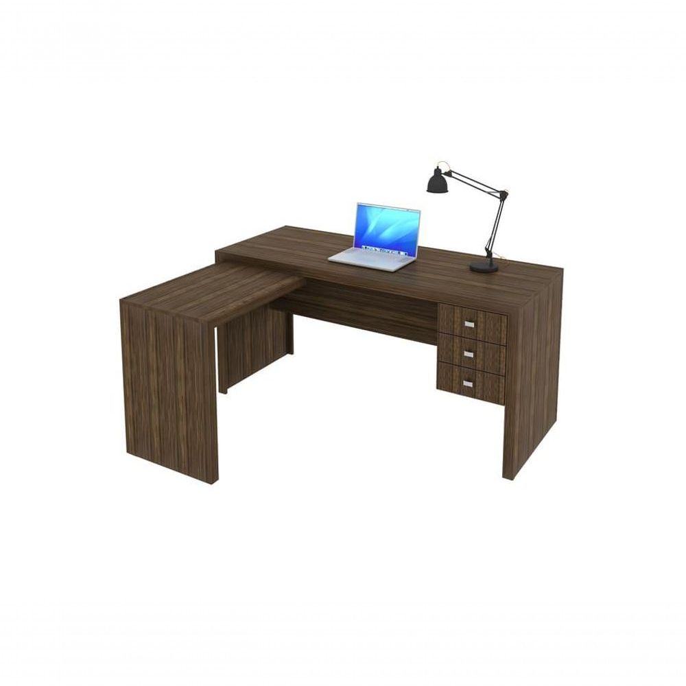 Encontraproduto.com.br - Mesa Para Escritório Nogal
