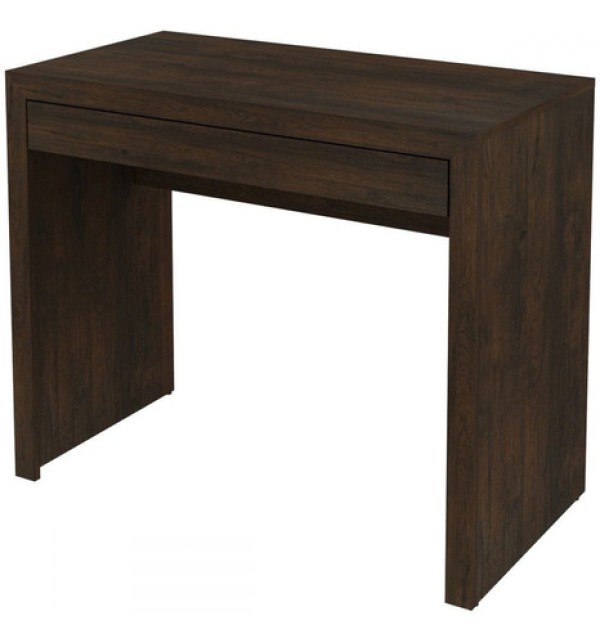 Mesa de Escritório com 1 Gaveta - Nogal