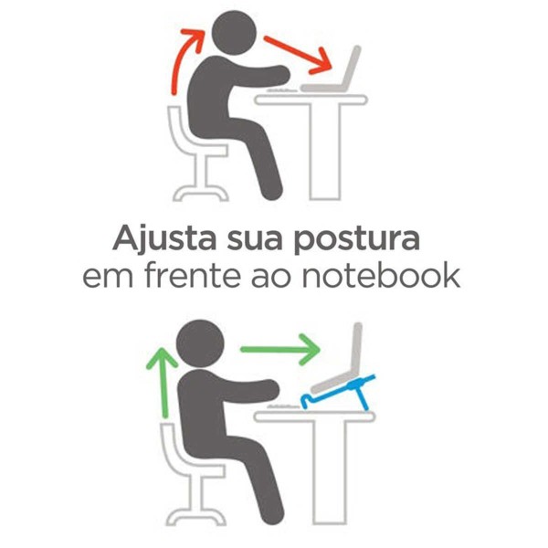 Encontraproduto.com.br - Suporte para Notebook ou Tablet Octoo Uptable, Ergonômico - Preto