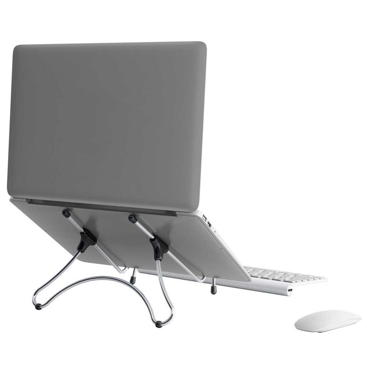 Encontraproduto.com.br - Suporte para Notebook ou Tablet Octoo Uptable Ergonômico Cromado