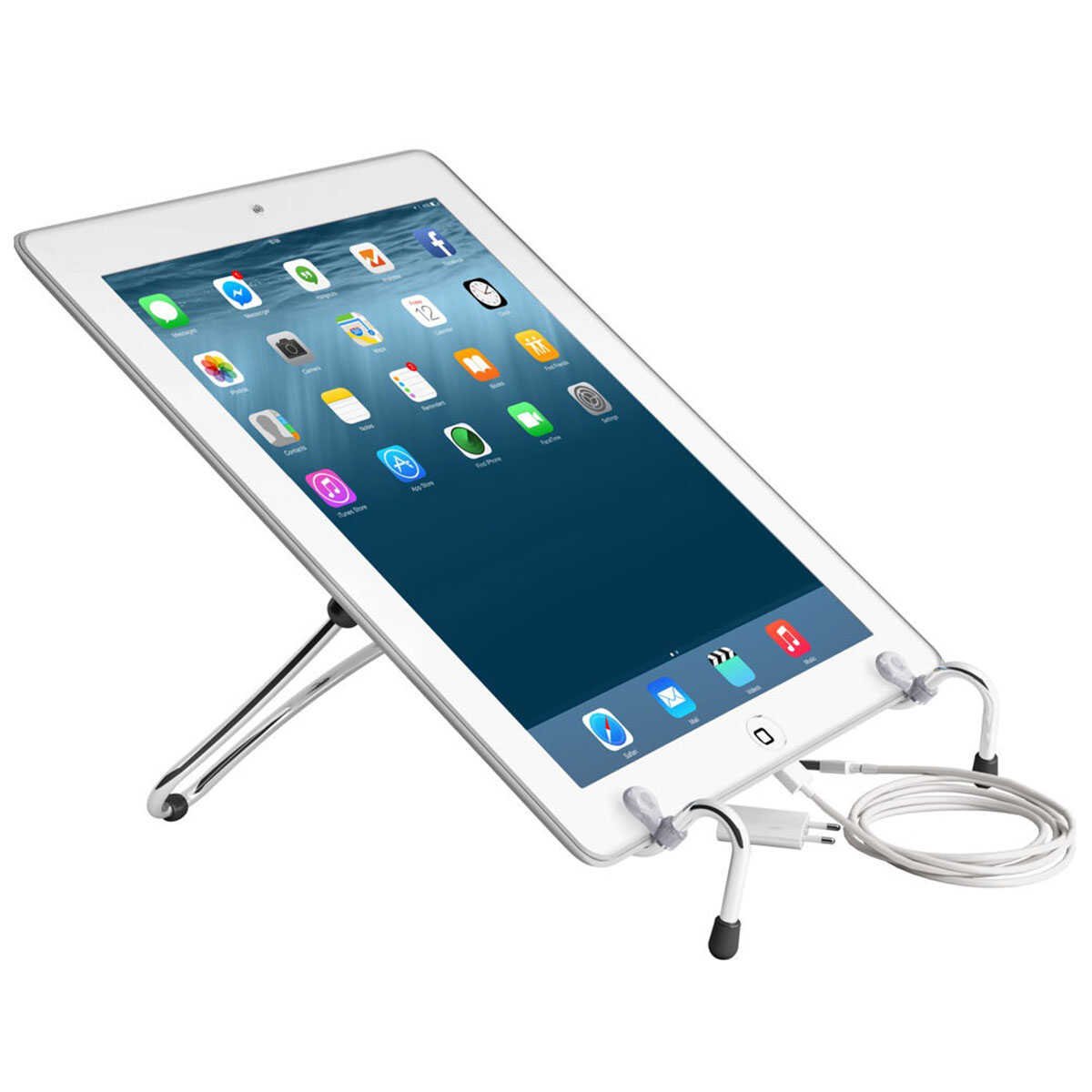 Encontraproduto.com.br - Suporte para Notebook ou Tablet Octoo Uptable Ergonômico Cromado