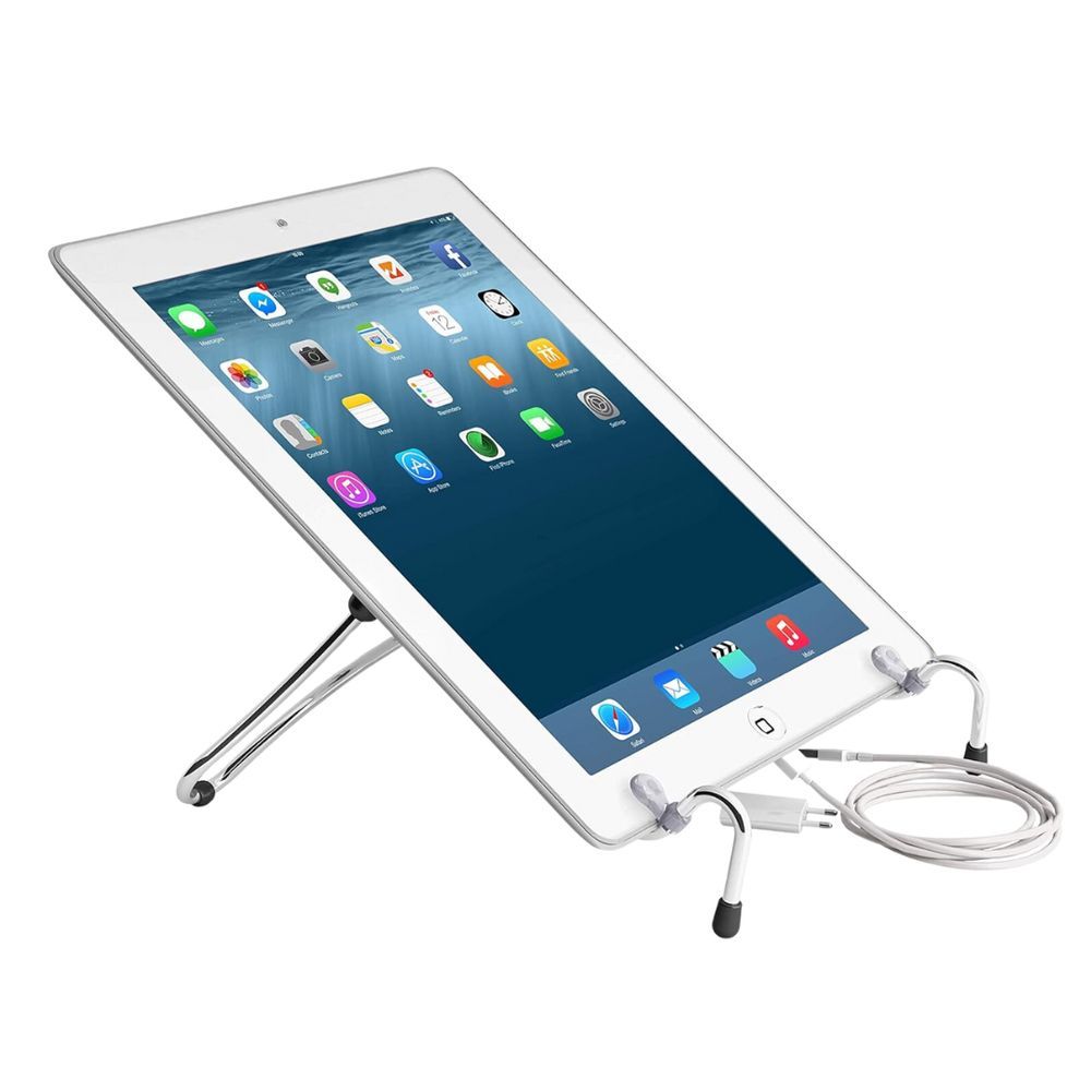 Encontraproduto.com.br - Suporte para Notebook ou Tablet Octoo Uptable Ergonômico Cromado