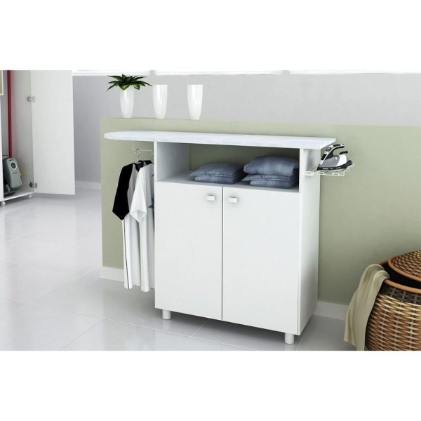 Encontraproduto.com.br - Tábua Passar TP-3000 c/ 2 Portas Branco - Tecno Mobili