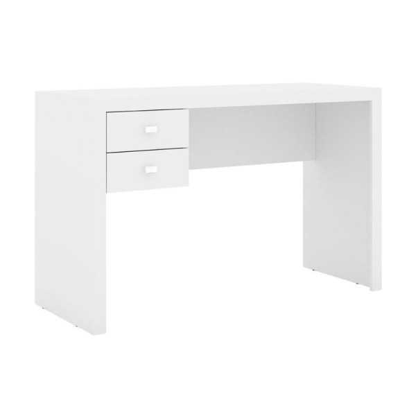 Encontraproduto.com.br - Mesa De Computador Me-4123 C/ 2 Gavetas Branco - Tecno Mobil