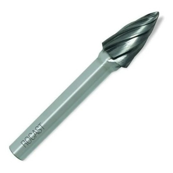 Encontraproduto.com.br - Lima Rotativa Árvore Pontiaguda para Alumínio - 10,00mm Rocast 45,0111