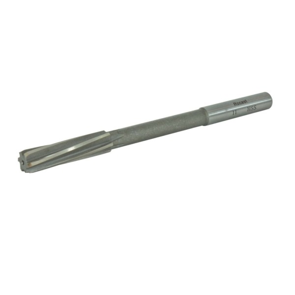 Encontraproduto.com.br - Alargador Manual Helicoidal com Haste Cilíndrica em Aço Rápido (HSS) 11,00mm Ref. DIN 206 B Rocast 103,0026
