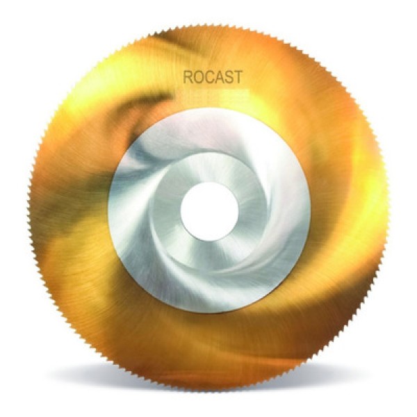 Encontraproduto.com.br - Serra Circular para Metais com Tratamento de Titânio em Aço Rápido HSS/Tin - 125 x 0,60 x 160 D Rocast 253,0084