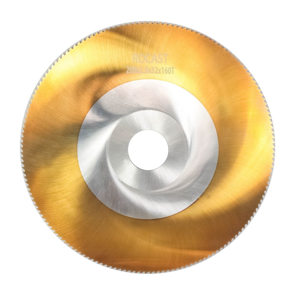 Serra Circular para Metais com Tratamento de Titânio em Aço Rápido HSS/Tin - 50 x 0,90 x 80 D Rocast 253,0038