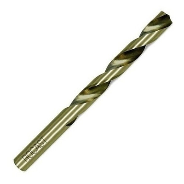 Encontraproduto.com.br - Broca Helicoidal com Haste Cilíndrica em Aço Rápido com 8% de Cobalto (HSS-Co) 8,50mm Rocast 255,0016