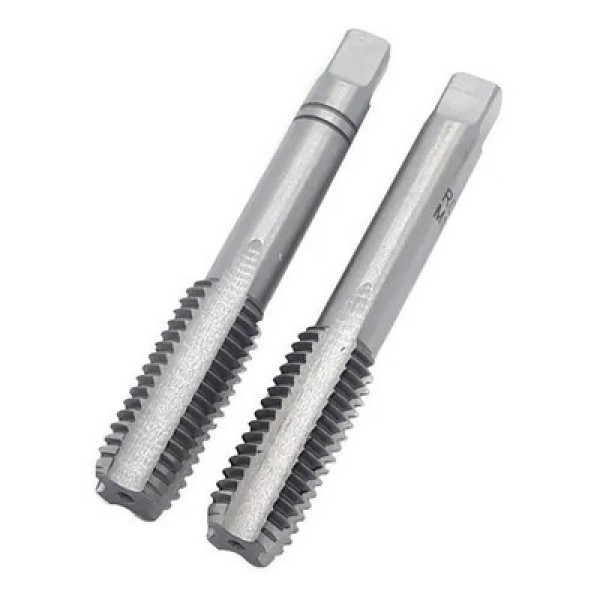 Encontraproduto.com.br - Macho Manual Seriado em Aço Liga (WS) Rosca Métrica Grossa (M) - Jogo com 2 Peças - M20 x 2,5 - Rocast - 264,0013