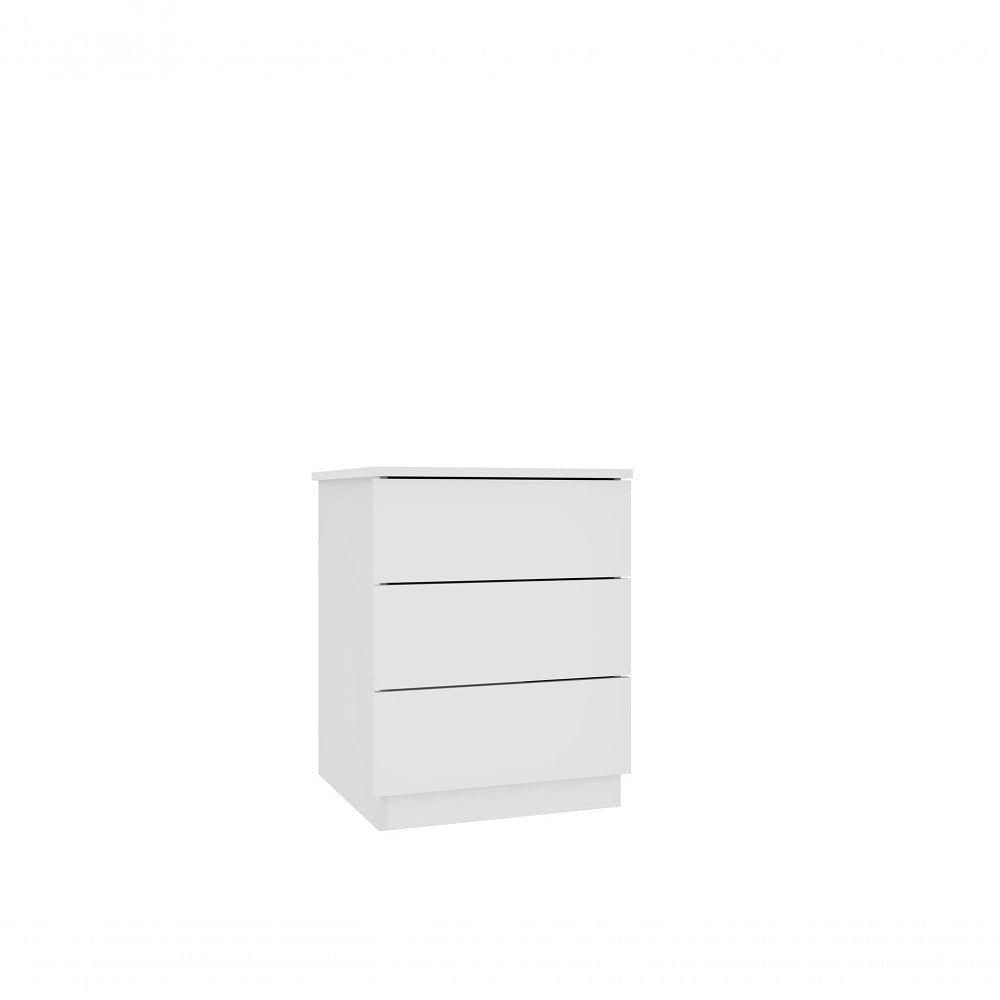 Encontraproduto.com.br - Mesa de Cabeceira 3 Gavetas MDF Verona Tcil