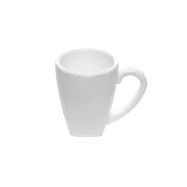 Encontraproduto.com.br - Xícara Elegance Para Café 80ml Branca Em Policarbonato Linha Profissional Cook Vem