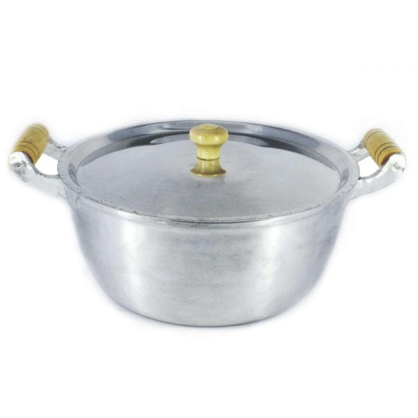 Encontraproduto.com.br - Caçarola Alumínio Craqueada sem Tampa Preta 16cm