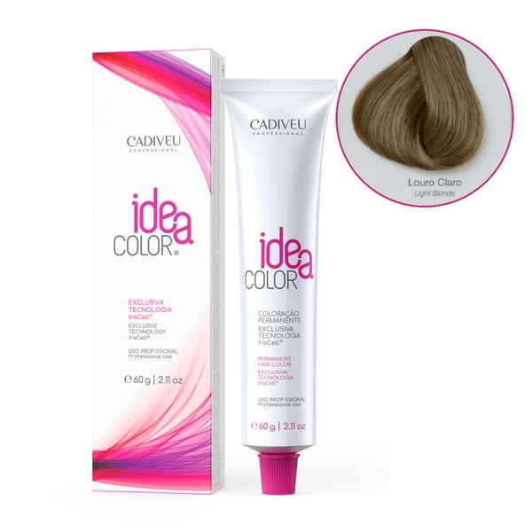 Encontraproduto.com.br - Tinta Idea Color 60g 8.0 Louro Claro - Cadiveu