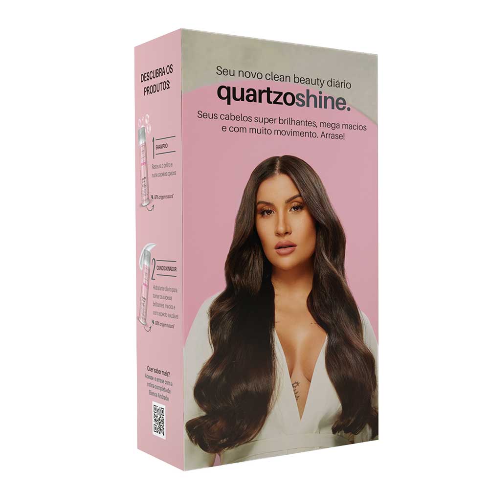 Encontraproduto.com.br - Kit Shampoo e Condicionador Cadiveu Essentials Quartzo Shine By Boca Rosa Hair 250ml