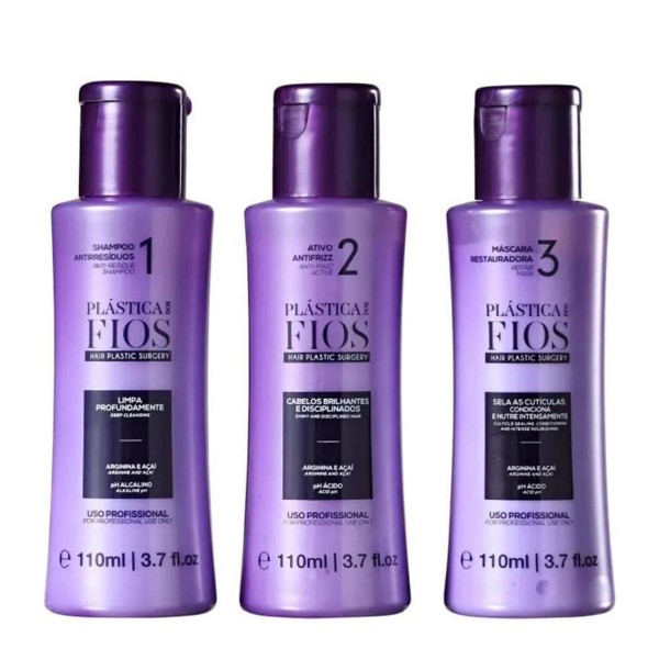 Encontraproduto.com.br - Kit Selagem Térmica 110ml Plástica Dos Fios - Cadiveu