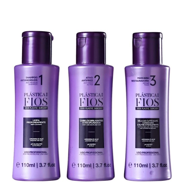 Encontraproduto.com.br - Kit Selagem Térmica 110ml Plástica Dos Fios - Cadiveu
