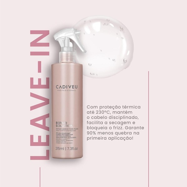 Encontraproduto.com.br - Leave In Fluido 215ml Repair Solution - Cadiveu