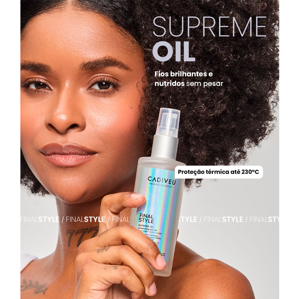 Encontraproduto.com.br - Óleo Capilar Multibenefícios Cadiveu Professional Final Style Supreme 110 ml