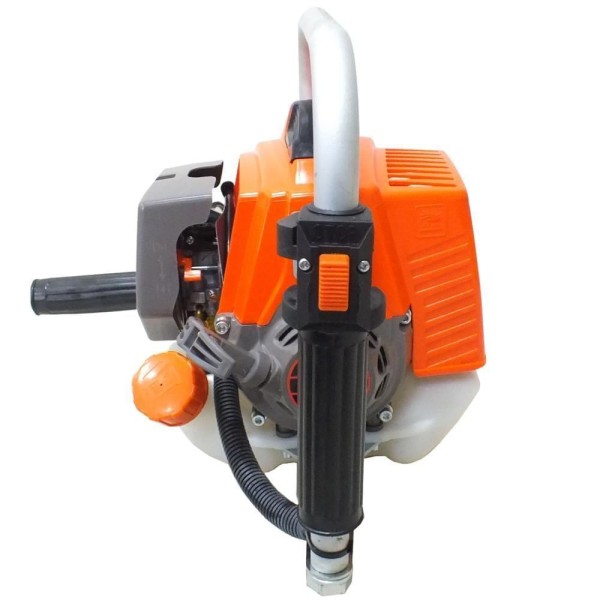 Encontraproduto.com.br - Furadeira De Mourão Profissional à Gasolina Com Reversor 2T 25,4CC VF500 Broca 28 mm Vulcan