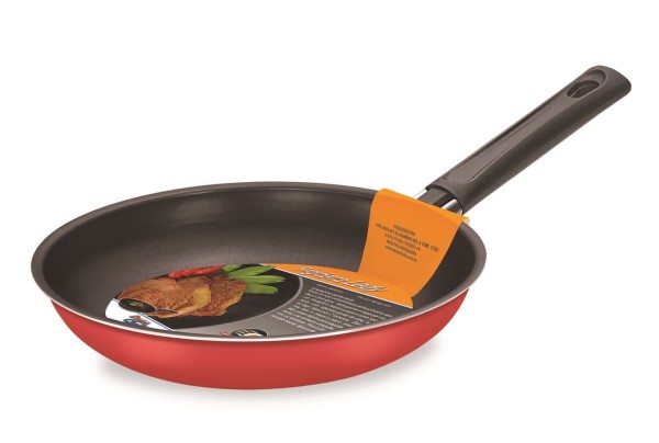 Frigideira francesa  antiaderente 20 cm - vermelha