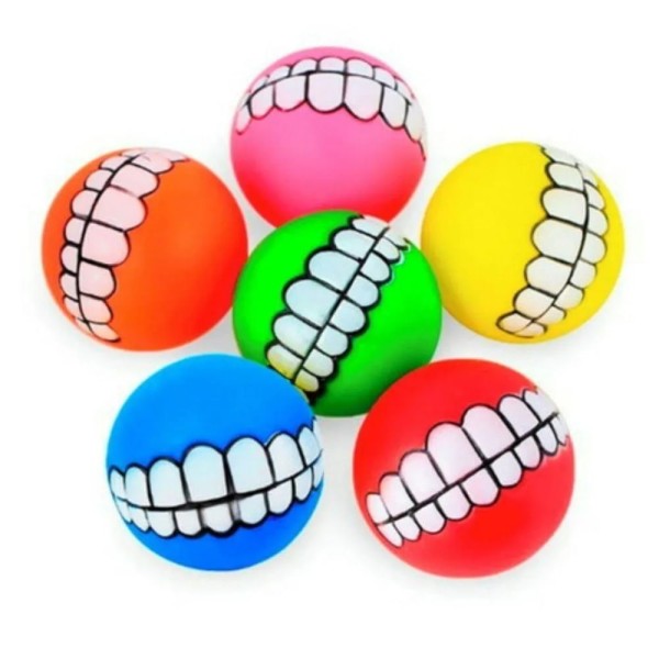 Encontraproduto.com.br - Brinquedo Cães The Pets Vinil Bolinha Sorriso Colors