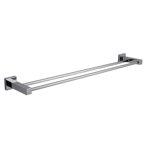 Encontraproduto.com.br - Porta Toalha Duplo 60cm Berlin Ref. WJ-1086 Cromado Jiwi