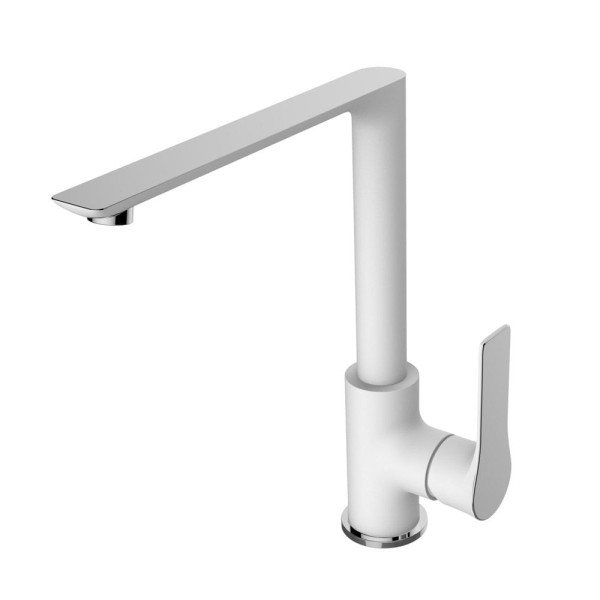Misturador Monocomando para Cozinha de Mesa Athens Ref. WJ-1761-236B Branco Jiwi