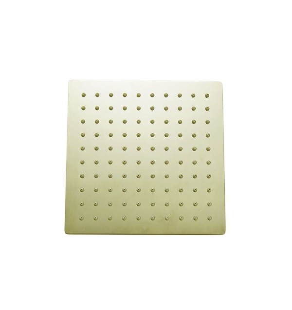 Encontraproduto.com.br - Chuveiro Quadrado 20cm Slim Ref. BD-01-C Gold Jiwi
