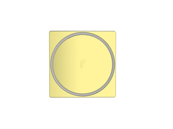 Grelha Click Quadrada de 10x10 Ref. ID-20- C Gold Jiwi