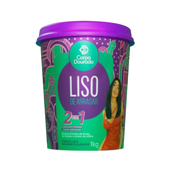 Encontraproduto.com.br - Máscara Corpo Dourado Liso De Arrasar 1kg
