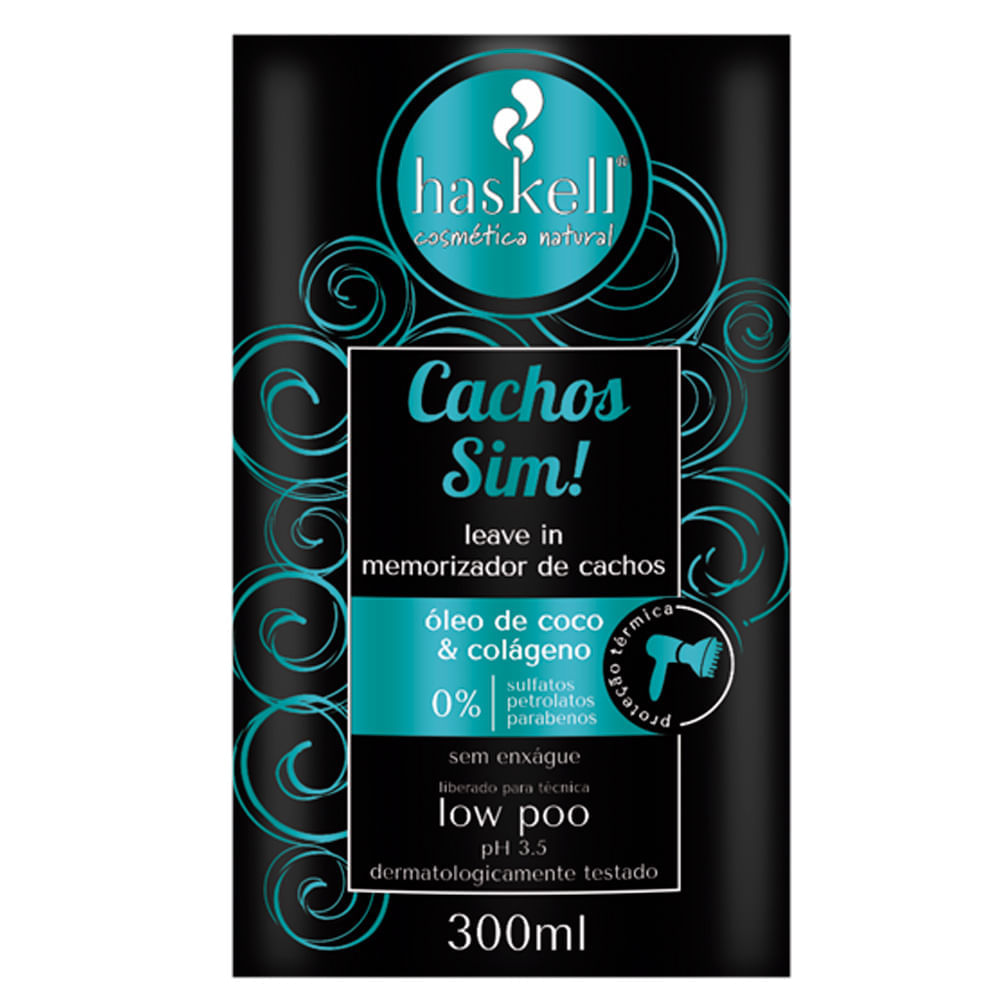Encontraproduto.com.br - Leave-in Haskell Memorizador Cachos Sim! 300ml