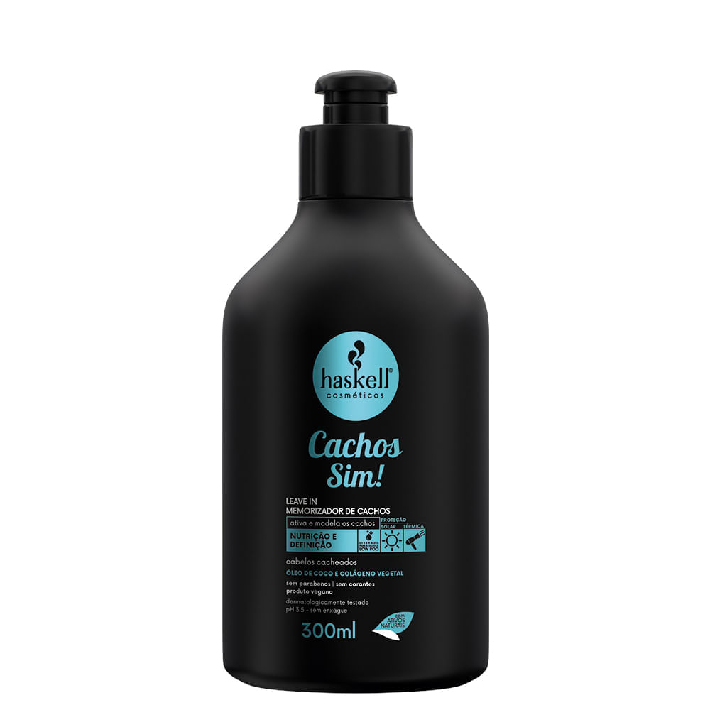 Encontraproduto.com.br - Leave-in Haskell Memorizador Cachos Sim! 300ml