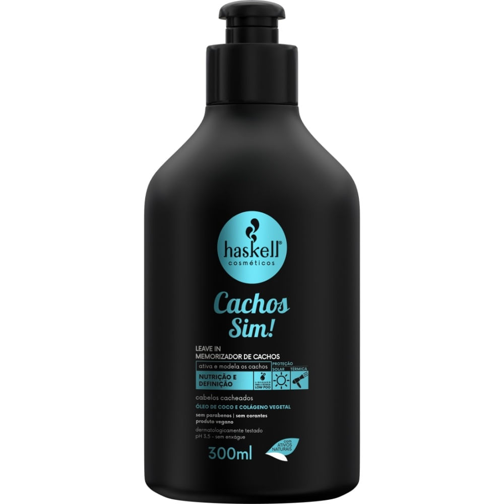 Encontraproduto.com.br - Leave-in Haskell Memorizador Cachos Sim! 300ml