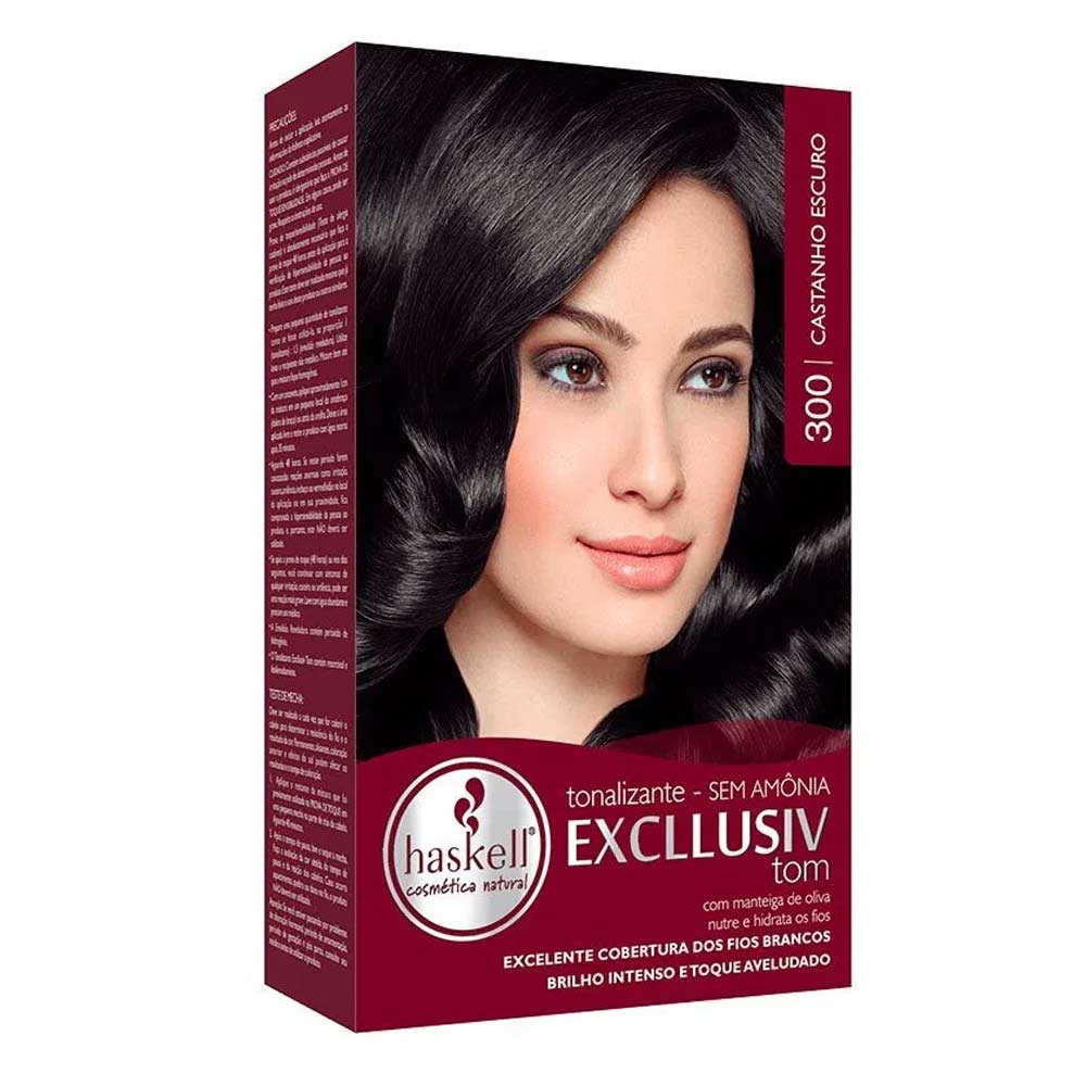 Encontraproduto.com.br - Tonalizante 300 Castanho Escuro - Haskell