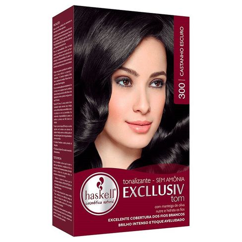 Encontraproduto.com.br - Tonalizante 300 Castanho Escuro - Haskell
