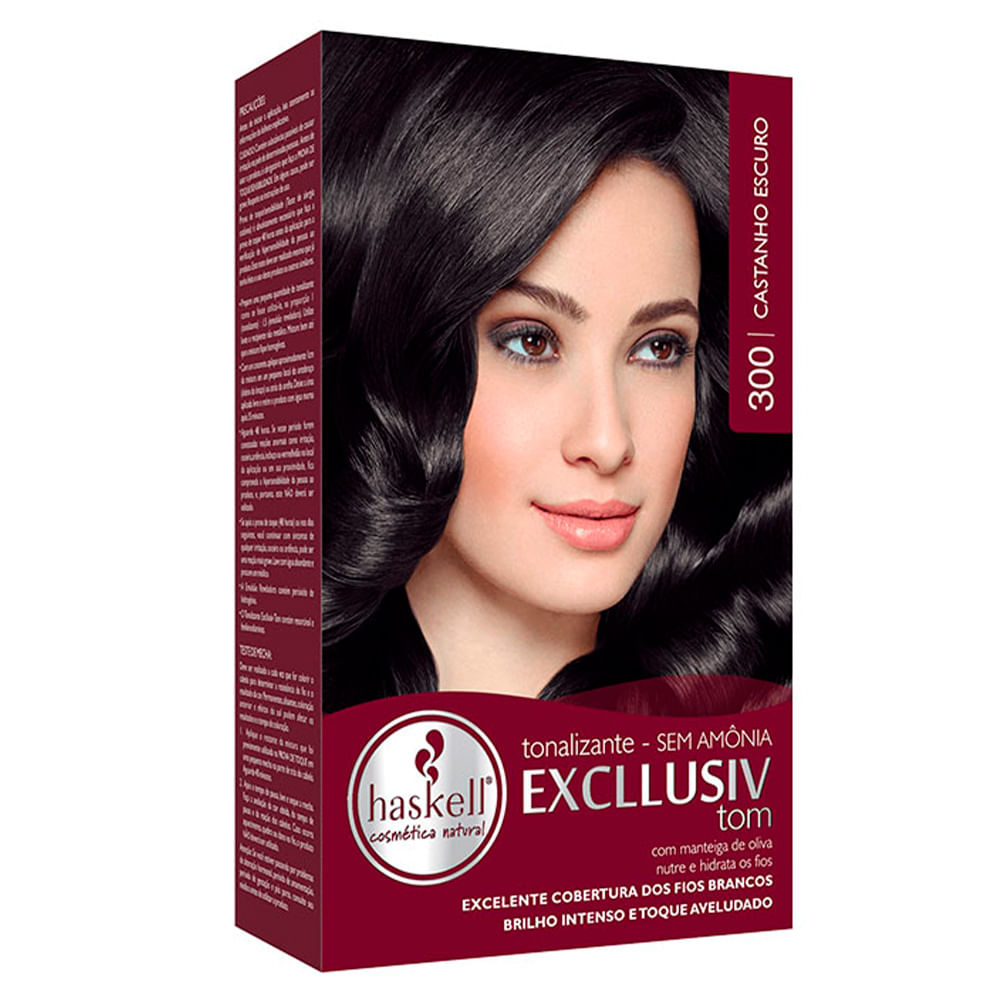 Encontraproduto.com.br - Tonalizante 300 Castanho Escuro - Haskell