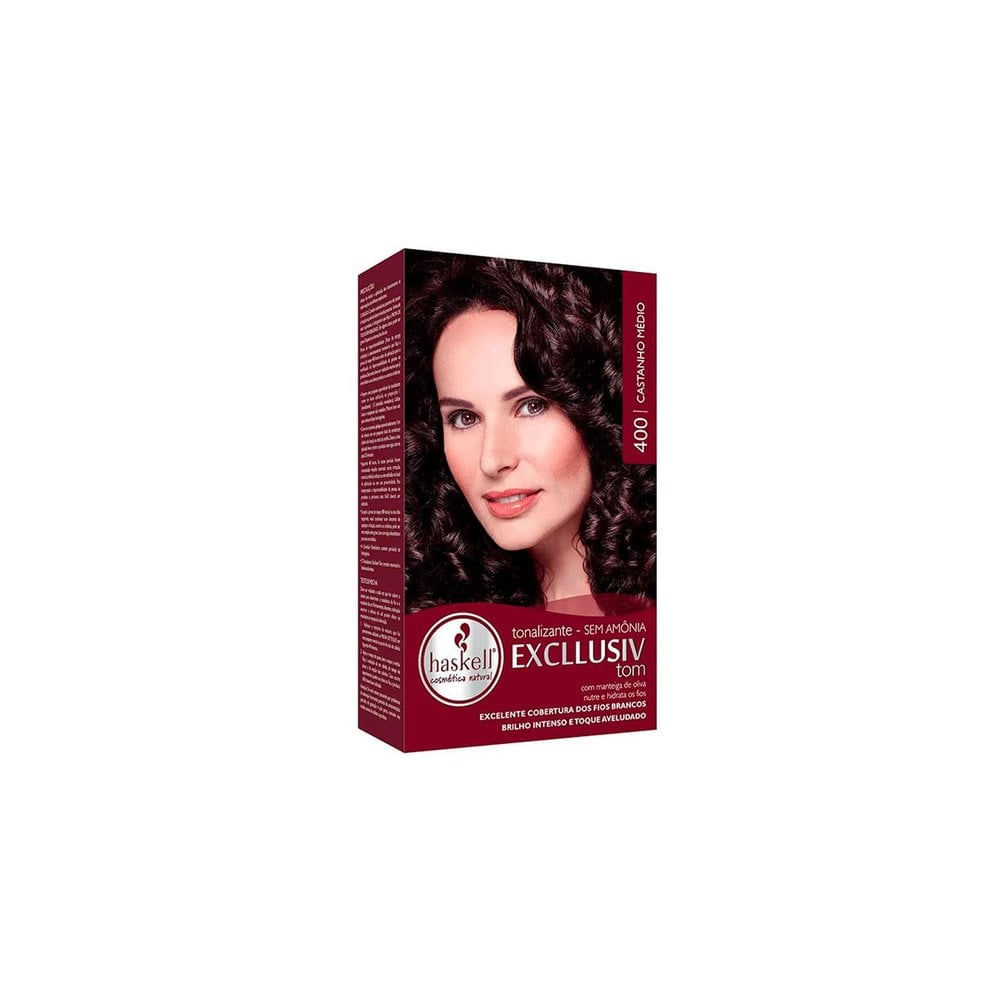Encontraproduto.com.br - Tonalizante 400 Castanho Medio - Haskell