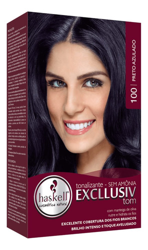 Encontraproduto.com.br - Tonalizante 610 Louro Escuro Acinzentado - Haskell